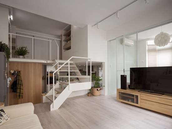 層高4m，竟做出了三個躍層空間，專屬你的秘密花園